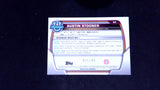 2022 Bowman University Chrome #84 Austin Stogner Aqua Wave Refractor