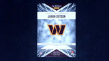2022 Panini Phoenix #RME-10 Jahan Dotson Rookie Memorabilia Prime Yellow #/50