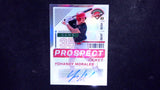 2024 Panini Prospect Edition #161 Yohandy Morales Signatures Holo
