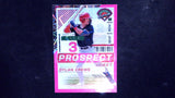 2024 Panini Prospect Edition #194 Dylan Crews Pink Velocity Holo #/79