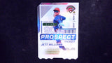 2024 Panini Prospect Edition #37 Jett Williams Ticket Stub #/90