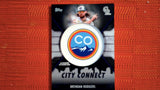 2023 Topps Series 1 #CC-BR Brendan Rodgers City Connect Commemorative Patch Set Black 33/299