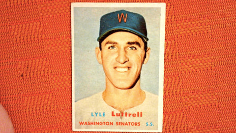 1957 Topps #386 Lyle Luttrell