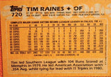 1988 Topps #720 Tim Raines