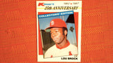 1987 Topps Kmart 25th Anniversary #13 Lou Brock