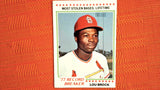 1978 Topps #1 Lou Brock