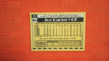 1990 Topps Traded #20T Joe Carter Pack Version