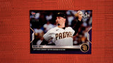 2022 Topps Now #1077 Blake Snell - Lefty Keeps Dodgers Batters Guessing in Victory 11/25 Purple