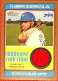2023 Topps Heritage #CCR-VG Vladimir Guerrero Jr. 29/99 Clubhouse Collection Relics Gold