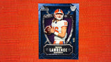 2021 Wild Card Matte #WWB-1 Trevor Lawrence 4/25 Blue Border Weekend Warrior Purple Shield