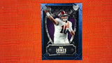 2021 Wild Card Matte #WWB-3 Mac Jones Blue Border Weekend Warrior Purple Shield