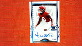 2022 Leaf Trinity #BA-JM2 John Metchie III Base Auto Navy Foil 7/49