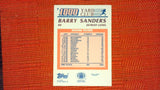 1991 Topps #2 Barry Sanders 1000 Yard Club (One Asterisk)