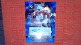 2023 Panini Prizm Draft Picks Footbal #DPA-KEC Keondre Coburn Draft Picks Autographs Blue Ice 38/75 Near mint or better