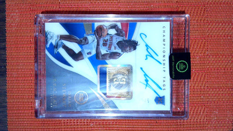 2020 Panini Immaculate Collection Championship Tags #RCT-IST Isaiah Stewart 3/5 Rookie Patch Autographs Tags Near mint or better