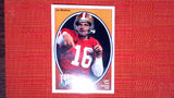 1991 Upper Deck #4 Joe Montana Football Heroes Joe Montana Box Bottoms Near mint or better