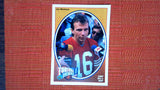 1991 Upper Deck #6 Joe Montana Football Heroes Joe Montana Box Bottoms