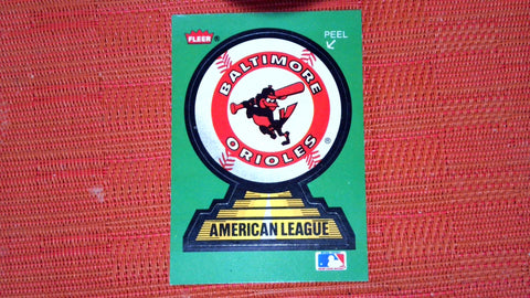 1987 Fleer #NNO Baltimore Orioles Team Stickers Near mint or better