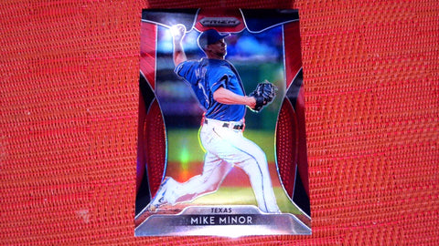 2019 Panini Prizm #69 Mike Minor Red Near mint or better