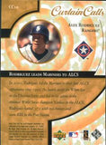2001 Upper Deck Ovation #CC10 Alex Rodriguez Curtain Calls