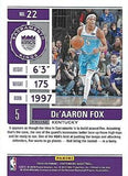 2019-20 Panini Contenders #22 De'Aaron Fox