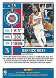 2019-20 Panini Contenders #28 Derrick Rose