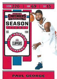 2019-20 Panini Contenders #88 Paul George
