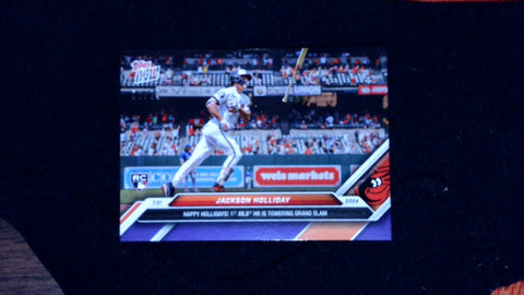 2024 Topps Now #499 Jackson Holliday Purple