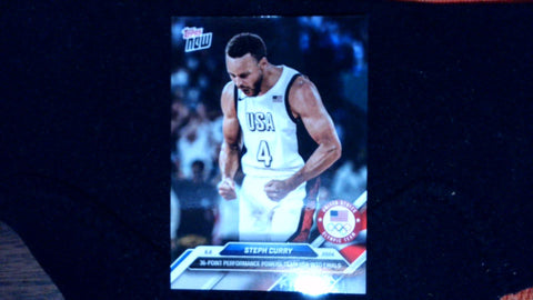 2024 Olympic Games TOPPS NOW® Card 22 - Steph Curry