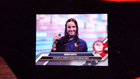 2024 Olympic Games TOPPS NOW® Card 10 - Regan Smith