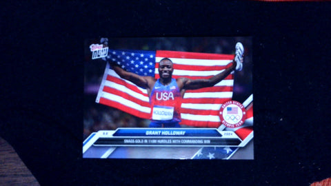 2024 Olympic Games TOPPS NOW® Card 21 - Grant Holloway