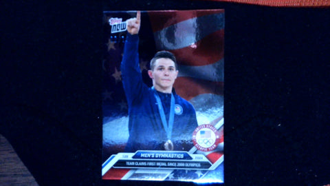 2024 Olympic Games TOPPS NOW® Card 5- Men's Gymnastics  /24 Stars & Stripes