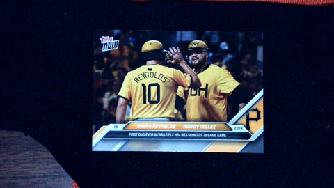 2024 Topps Now #380 Bryan Reynolds / Rowdy Tellez