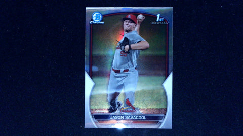2023 Bowman Draft #BDC-200 Jason Savacool Chrome Refractor