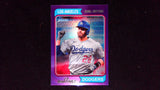 2023 Topps Heritage #662 J.D. Martinez Chrome Purple Refractor