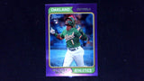 2023 Topps Heritage #569 Esteury Ruiz Chrome Purple Refractor