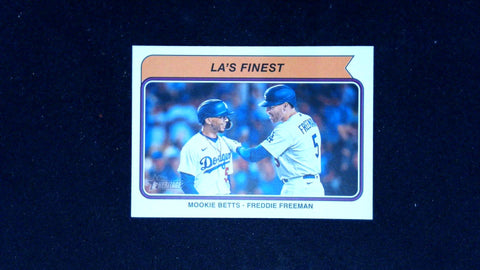 2023 Topps Heritage #CC-3 LA's Finest (Mookie Betts / Freddie Freeman) Combos