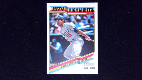 2023 Topps Heritage #74H-8 Davey Lopes 1974 Highlights