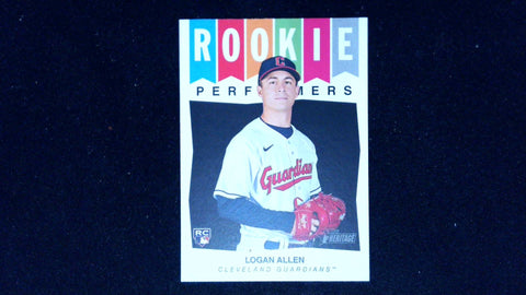 2023 Topps Heritage #RP-5 Logan Allen Rookie Performers