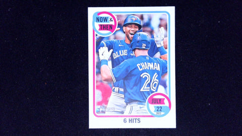 2023 Topps Heritage #NT-9 Lourdes Gurriel Jr. Now & Then