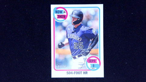 2023 Topps Heritage #NT-11 C.J. Cron Now & Then