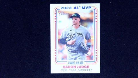2023 Topps Heritage #AW-1 Aaron Judge Award Winners