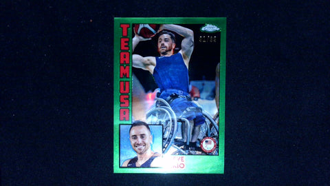 2024 Topps Chrome U.S. Olympics - 1984 Topps Green Ref #84T-20 Steve Serio #/99