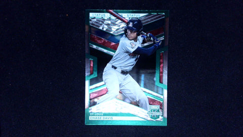 2023 Panini Elite Extra Edition #63 Chase Davis Status Green