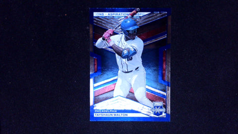 2023 Panini Elite Extra Edition #135 TayShaun Walton Aspirations Blue