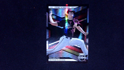2023 Panini Elite Extra Edition #40 George Klassen Prime Numbers A