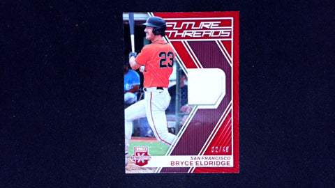 2023 Panini Elite Extra Edition #FT-BE Bryce Eldridge Future Threads Red