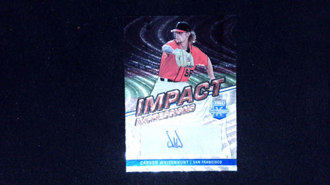 2023 Panini Elite Extra Edition #II-CWH Carson Whisenhunt Auto
