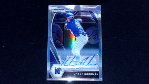 2021 Panini Prizm Draft Picks #PDP109 Hunter Goodman Base Autographs