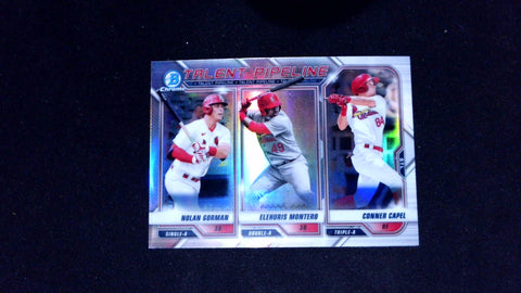 2021 Bowman #TP-STL Gorman / Montero / Capel Talent Pipeline